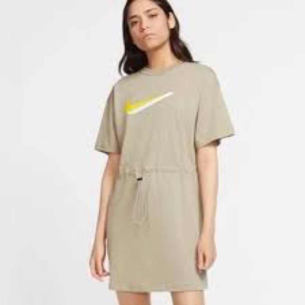 Nike Drawstring Cinch Waist Dress, Size S